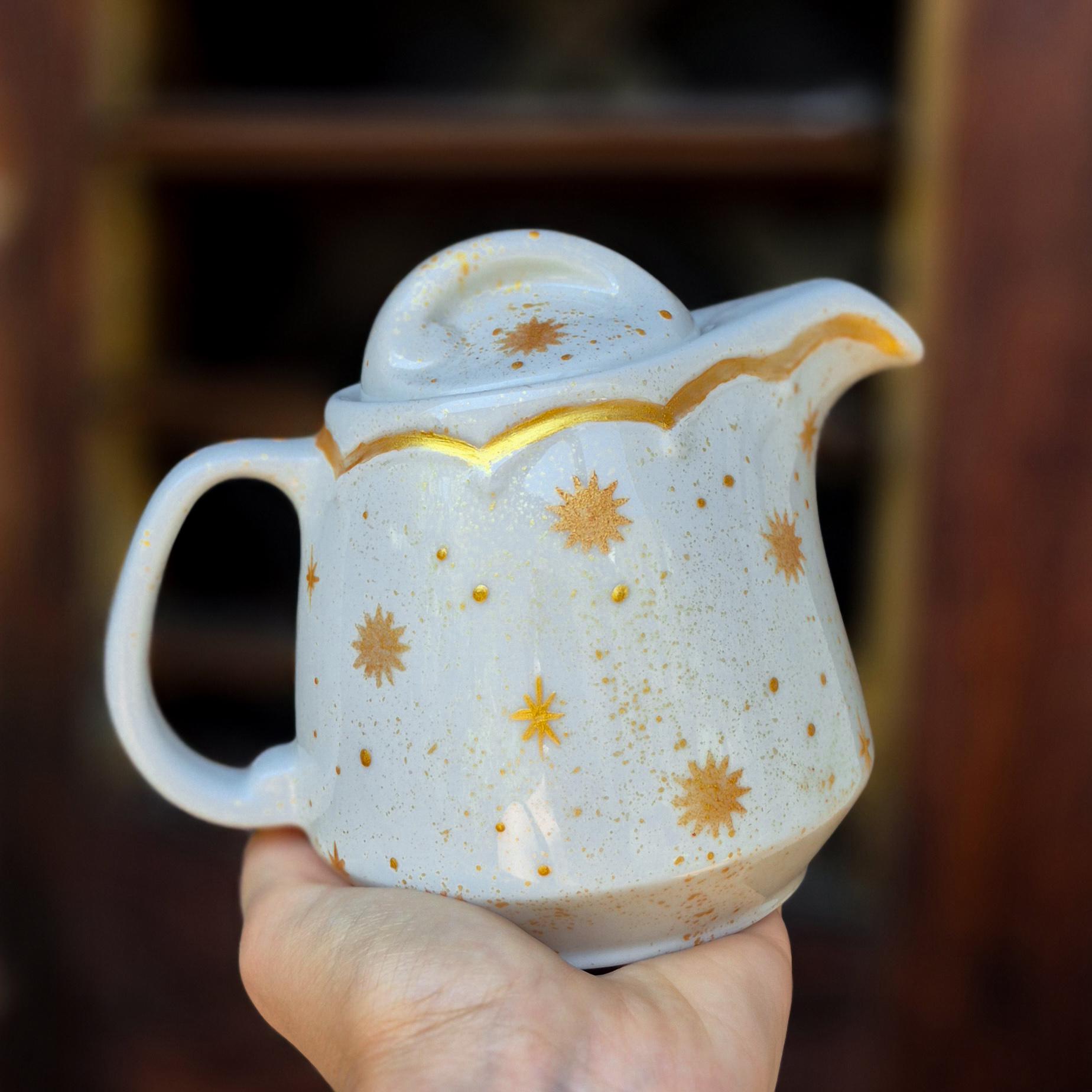 Golden Sun Teapot